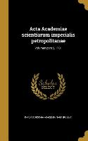 Acta Academiae scientiarum imperialis petropolitanae, Volumen pars 2, 1781