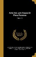 Acta Soc. pro Fauna Et Flora Fennica, Volume 19