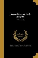 ANNUAL REPORT 1ST- 1896/97- VO