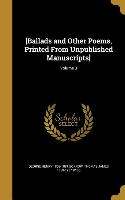 [Ballads and Other Poems, Printed From Unpublished Manuscripts], Volume 3