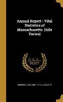 ANNUAL REPORT - VITAL STATISTI
