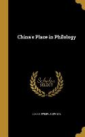 CHINAS PLACE IN PHILOLOGY