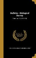 BULLETIN - BIOLOGICAL SURVEY V