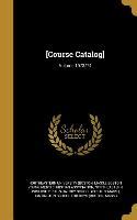 COURSE CATALOG VOLUME 1973/74