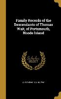 FAMILY RECORDS OF THE DESCENDA