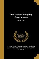 PARIS GREEN SPRAYING EXPERIMEN