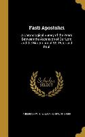 FASTI APOSTOLICI