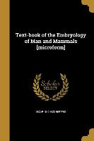 TEXT-BK OF THE EMBRYOLOGY OF M