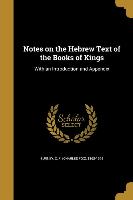 NOTES ON THE HEBREW TEXT OF TH