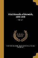 VITAL RECORDS OF NORWICH 1659-