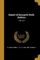 REPORT OF RESEARCH WORK BULLET