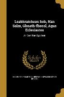 Leabhraichean Ioib, Nan Salm, Ghnath-fhocal, Agus Eclesiastes