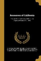 RESOURCES OF CALIFORNIA