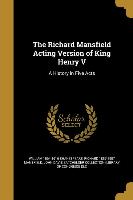 RICHARD MANSFIELD ACTING VERSI