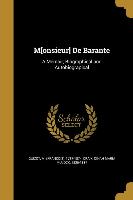 M[onsieur] De Barante: A Memoir, Biographical and Autobiograpical