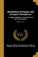 METABOLISM OF ORGANIC & INORGA