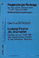 Ludwig Thoma als Journalist
