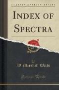 Index of Spectra (Classic Reprint)