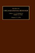 Research in Organizational Behavior