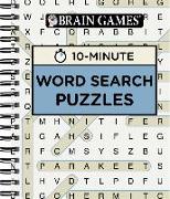 Brain Games - 10 Minute: Word Search Puzzles (Blue)