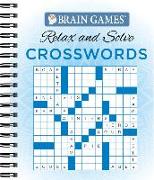 Brain Games - Relax and Solve: Crosswords (Blue)