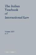 Italian Yearbook of International Law 25 (2015)