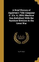 A Brief History of Appleton's Old Company G (Co. A, 150th Machine Gun Battalion) With the Rainbow Division in the Great War