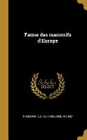 FRE-FAUNE DES MAMMIFS DEUROPE