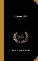 CLASS OF 1850