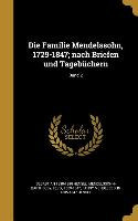 GER-FAMILIE MENDELSSOHN 1729-1