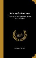 PRINTING FOR BUSINESS