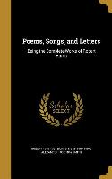 POEMS SONGS & LETTERS