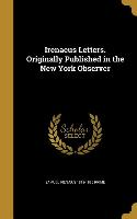 Irenaeus Letters. Originally Published in the New York Observer
