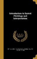 INTRO TO SACRED PHILOLOGY & IN