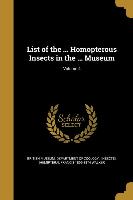 LIST OF THE HOMOPTEROUS INSECT