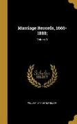MARRIAGE RECORDS 1665-1800 V03