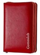 Gotteslob Taschenausgabe Region Ost. Cabra-Leder rot mit Reißverschluss
