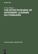 The Effectiveness of Different Learner Dictionaries