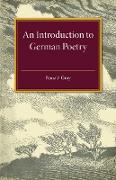 An Introduction to German Poetry