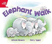 Rigby Star Guided Reception: Red Level: Elephant Walk Pupil Book (Single)