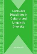 Language Disabilities in Cultural and Linguistic Diversity