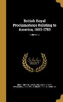 British Royal Proclamations Relating to America, 1603-1783, Volume 12