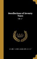 RECOLLECTIONS OF 70 YEARS V01