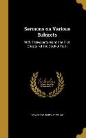 SERMONS ON VARIOUS SUBJECTS