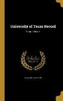University of Texas Record, Volume 10 no 3