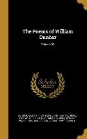 POEMS OF WILLIAM DUNBAR VOLUME