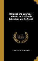 SYLLABUS OF A COURSE OF LECTUR