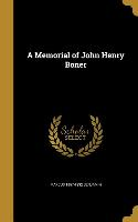 MEMORIAL OF JOHN HENRY BONER