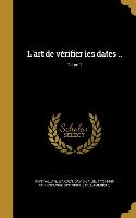 FRE-LART DE VERIFIER LES DATES