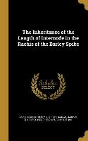 The Inheritance of the Length of Internode in the Rachis of the Barley Spike